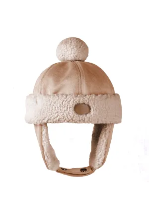 Mrs Ertha Aviator Hat | Peanut 3-6Y
