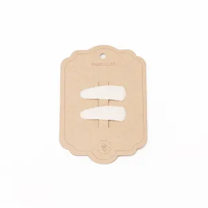 Mrs Ertha Hair Clips | Vanilla