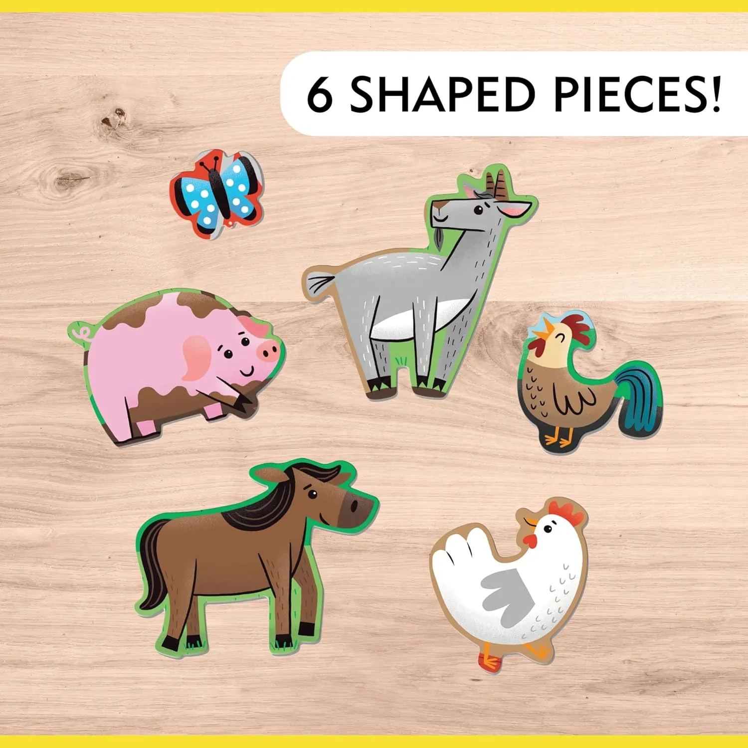 Mud Puppy 25pc FLOOR Puzzle | Farm Friends