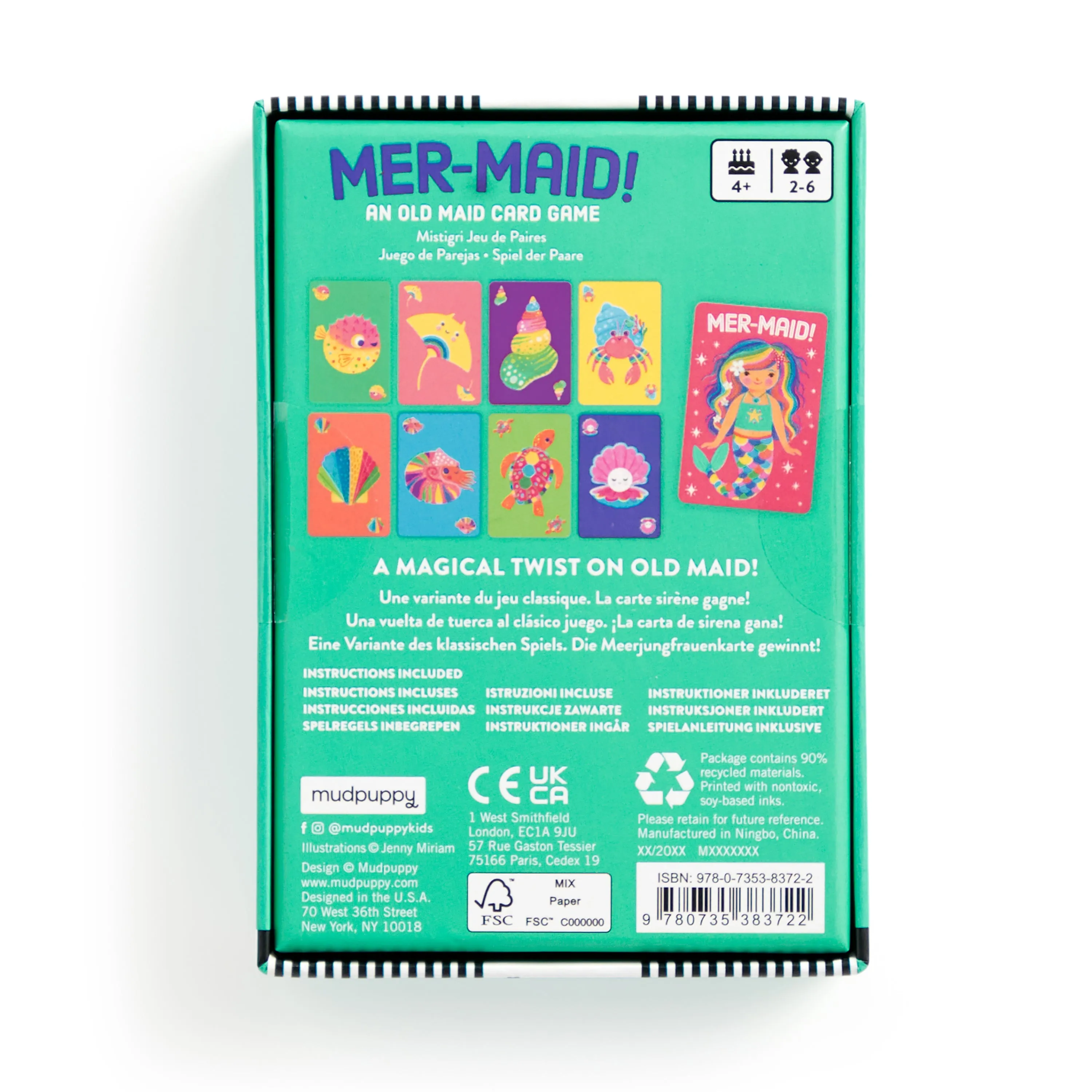 Mud Puppy Playing Cards | Mer-Maid!