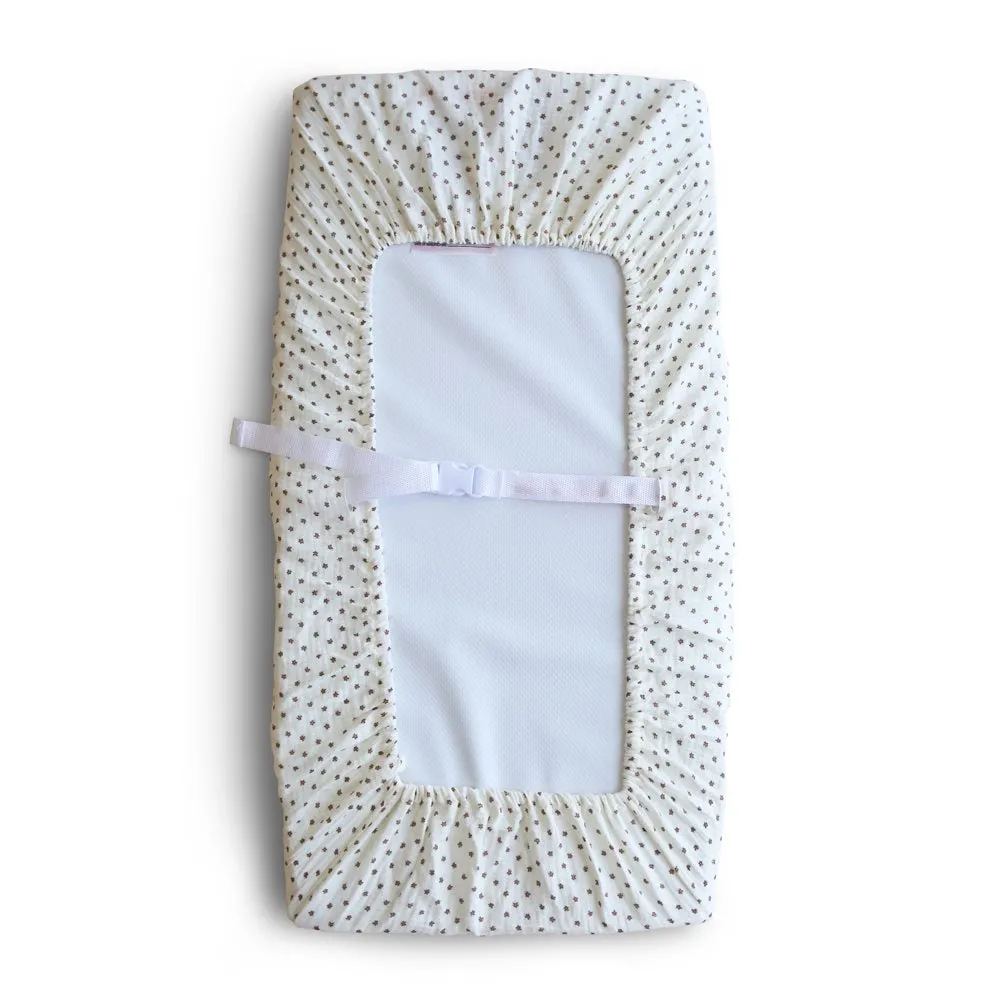 Mushie Changing Pad Cover | Bloom