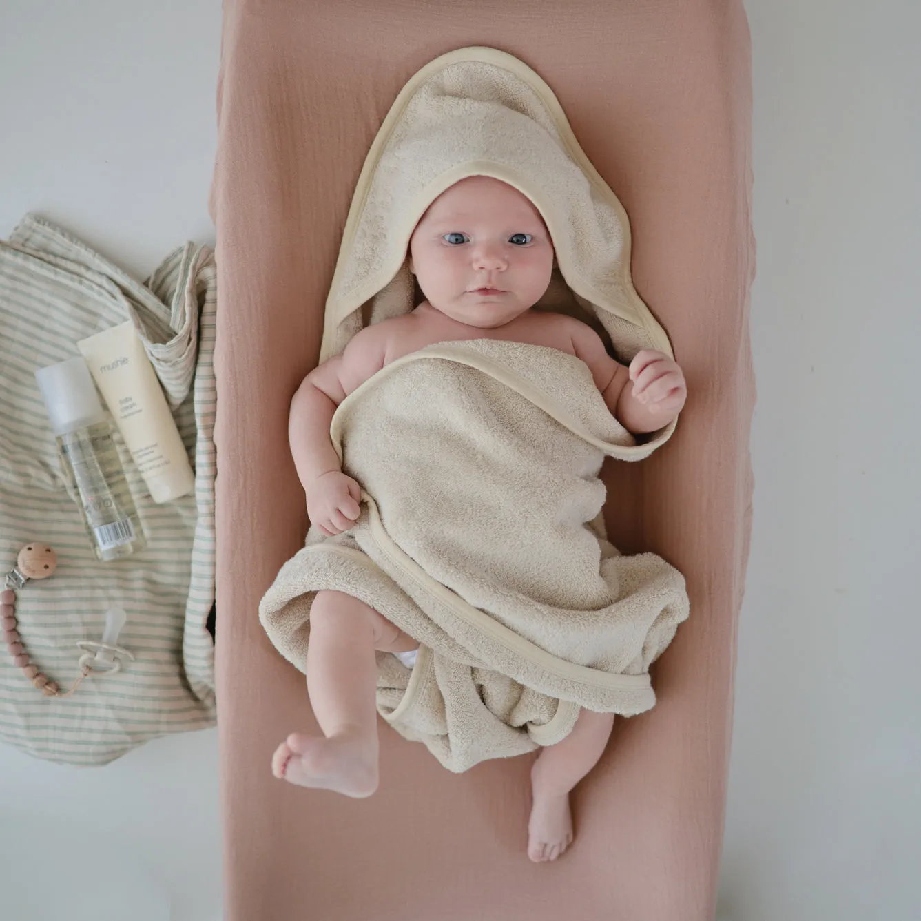 Mushie Changing Pad Cover | Blush