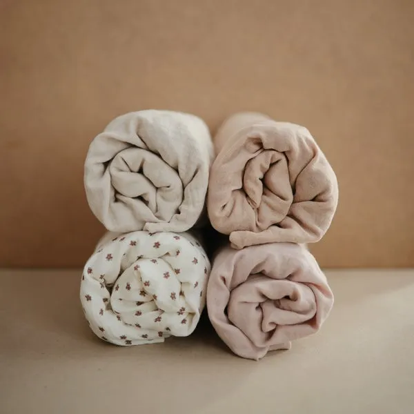 Mushie Changing Pad Cover | Blush
