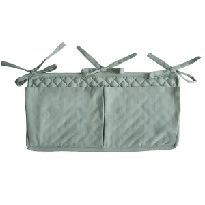 Mushie Crib Pocket | Roman Green