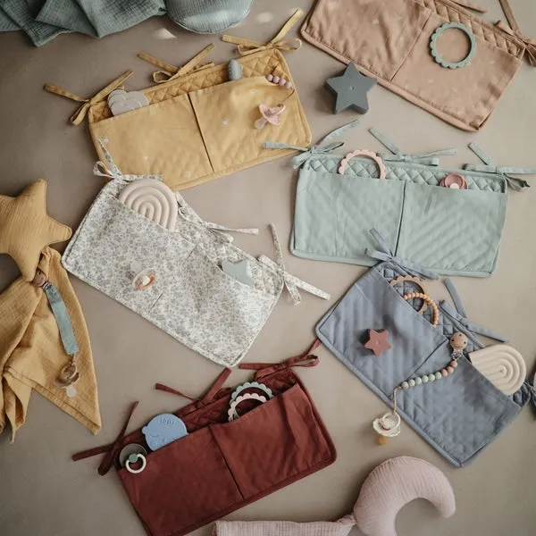 Mushie Crib Pocket | Roman Green