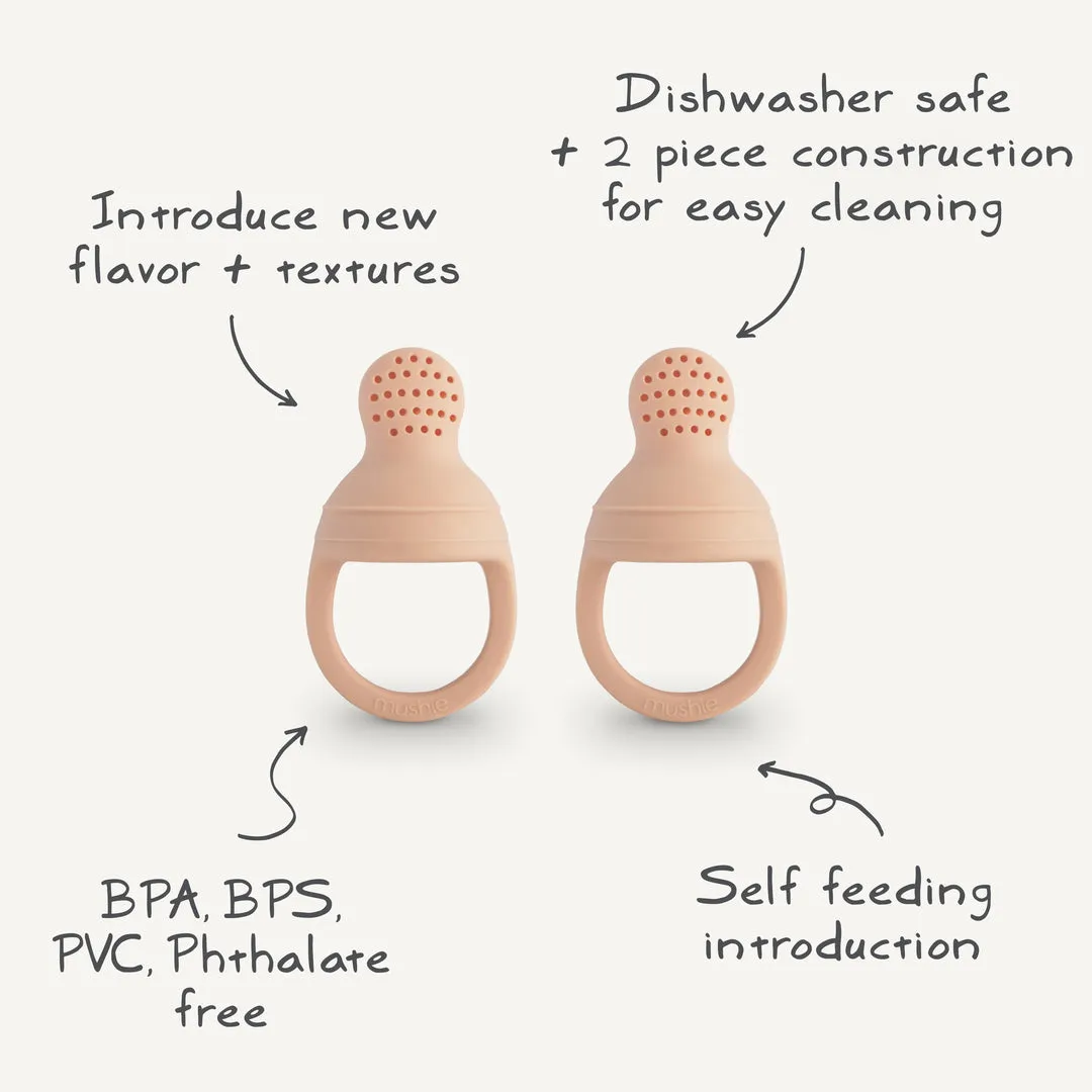 Mushie Food Feeder | Blush