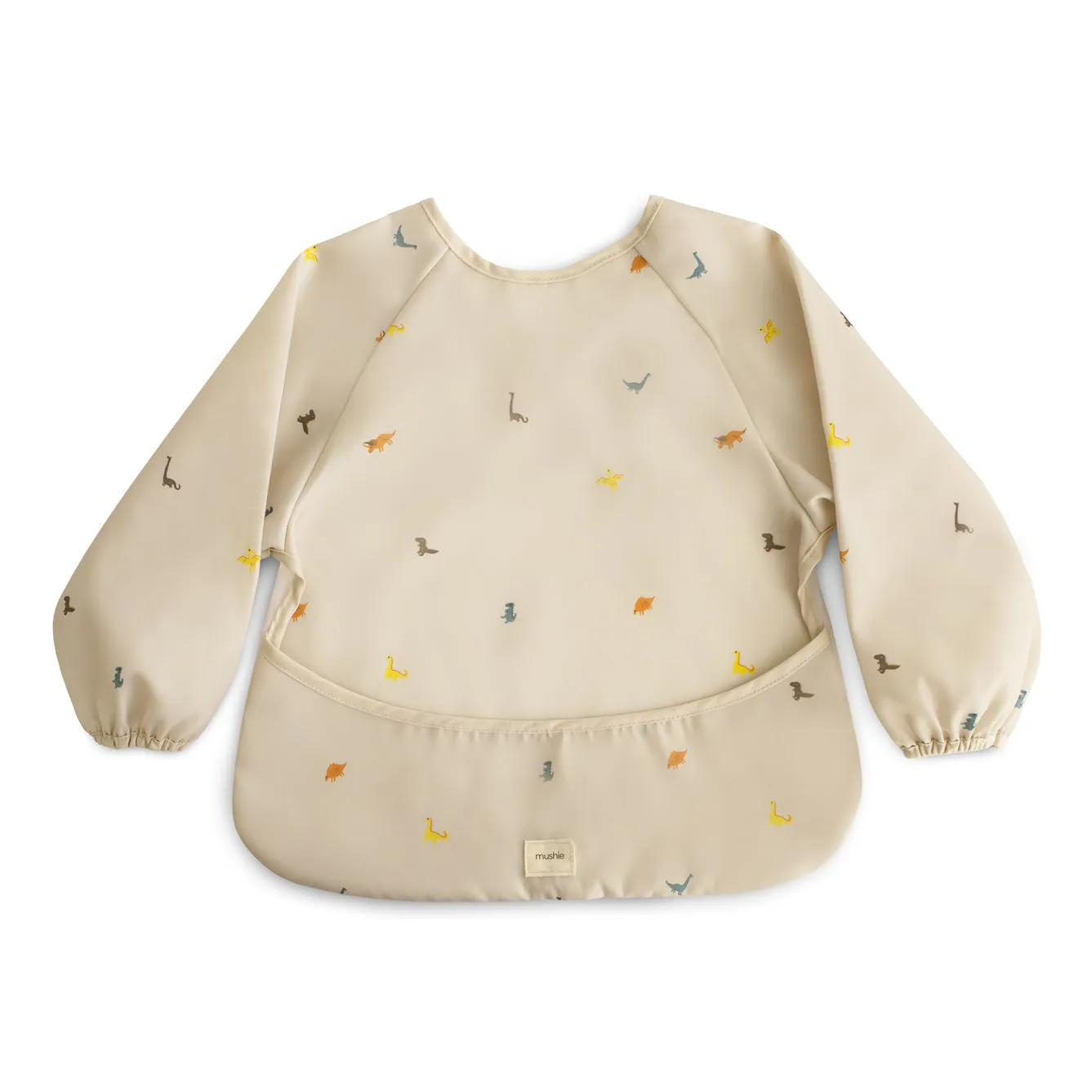 Mushie Long Sleeve Bib | Dinos