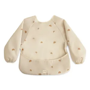 Mushie Long Sleeve Bib | Rainbows