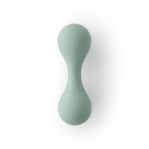 Mushie Silicone Baby Rattle | Cambridge Blue