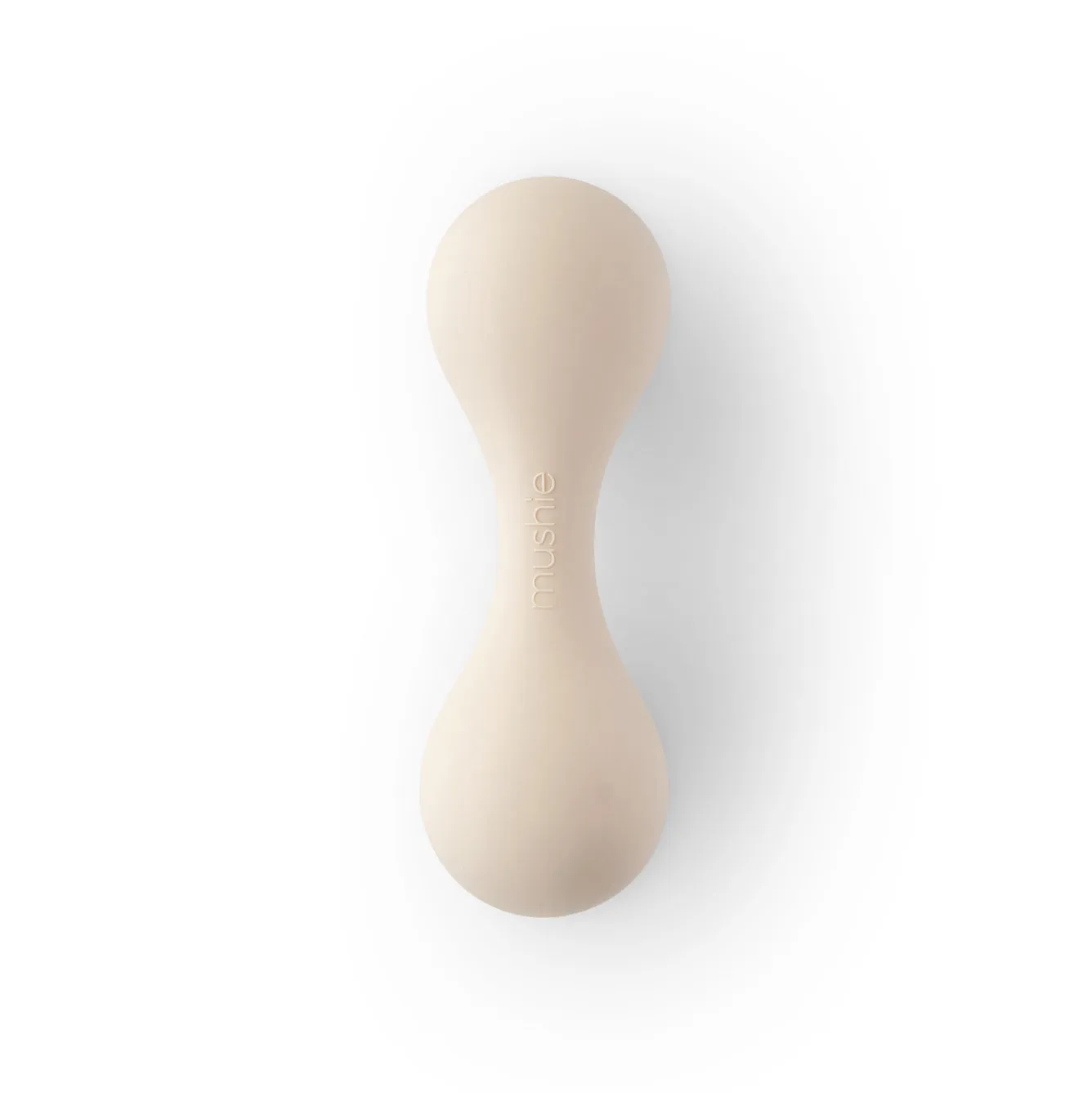 Mushie Silicone Baby Rattle | Shifting Sands
