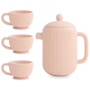 Mushie Silicone Play Tea Set | Blush