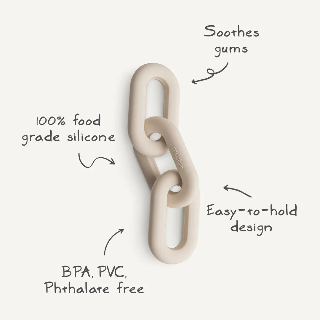 Mushie Teether Links | Shifting Sand
