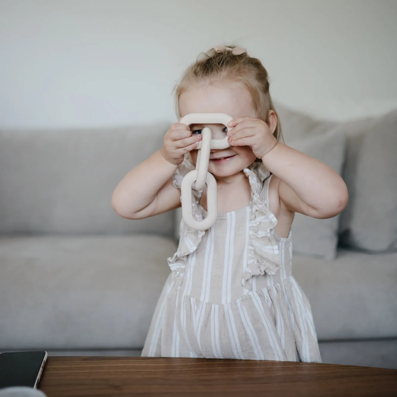 Mushie Teether Links | Shifting Sand