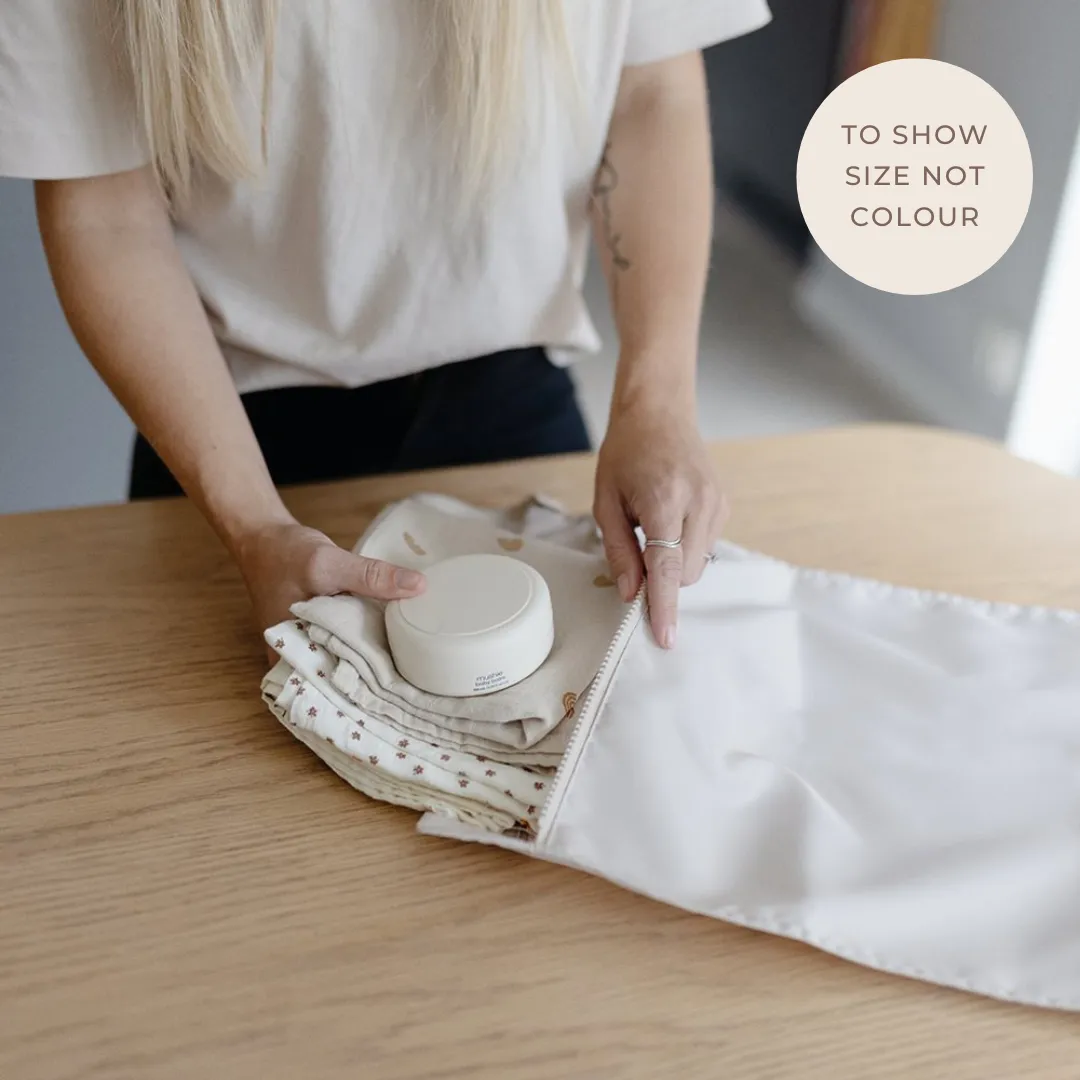 Mushie Water Resistant Wet Bag | Blush 2 Pack