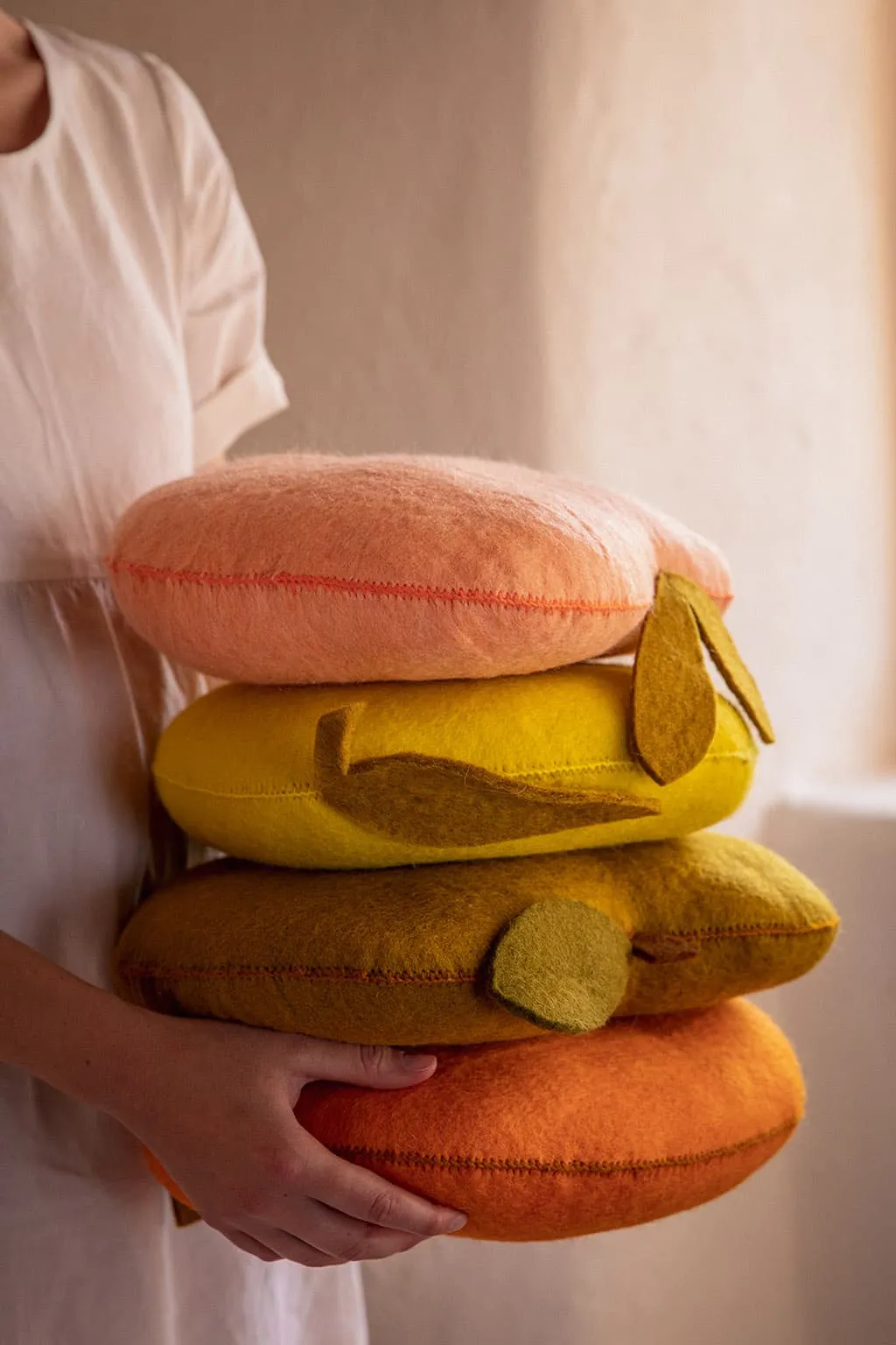 Muskhane Fruit Cushion | Lemon | Sulfur Flower