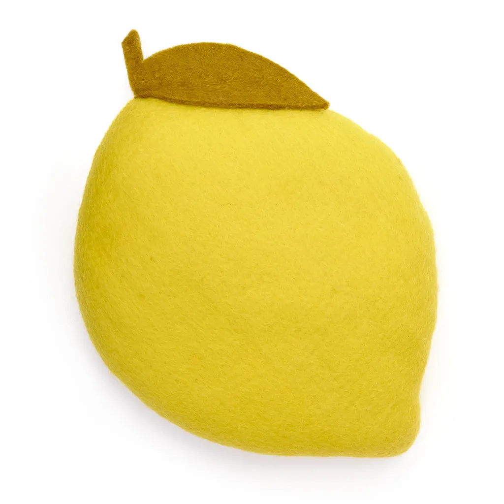 Muskhane Fruit Cushion | Lemon | Sulfur Flower