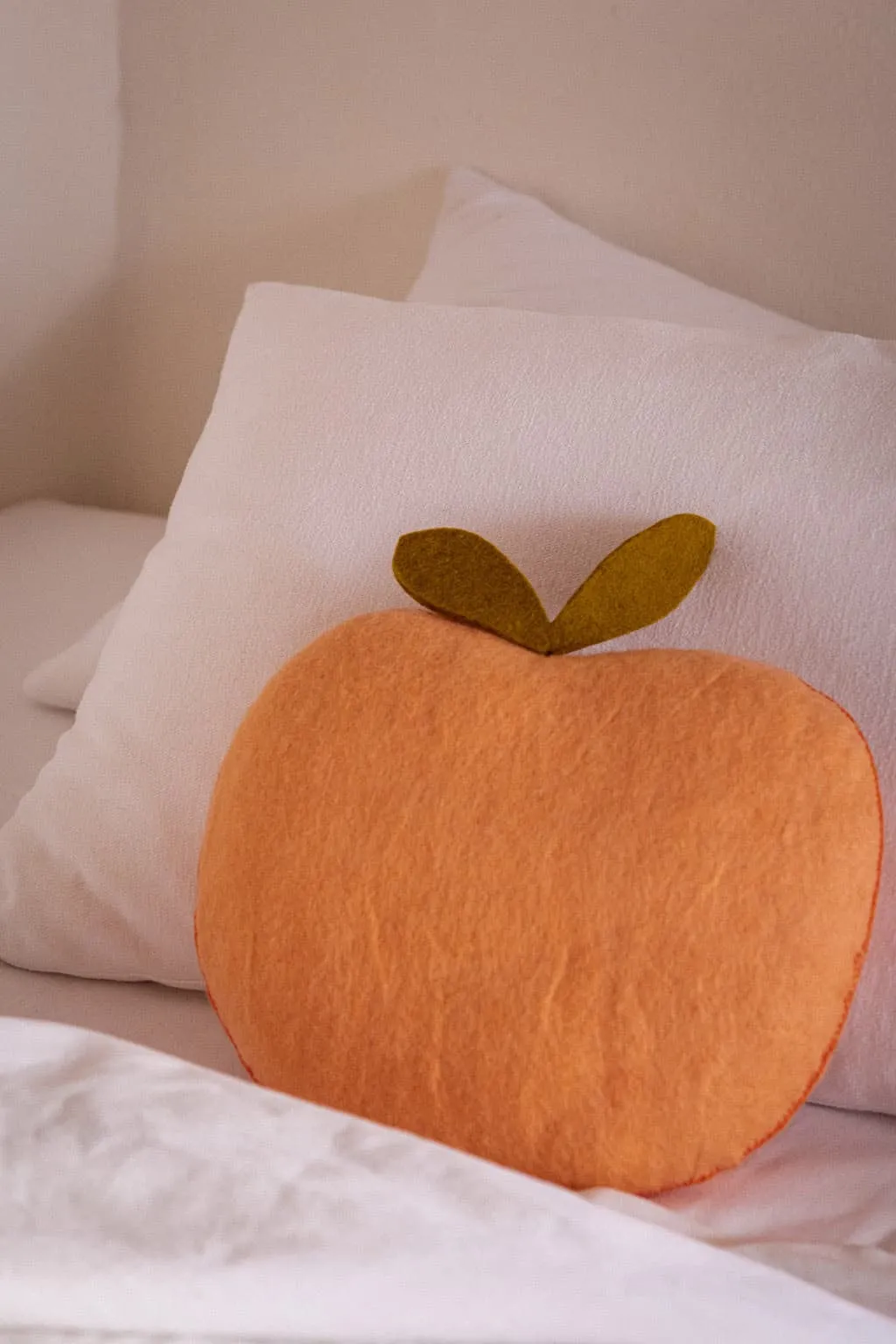 Muskhane Fruit Cushion | Peach | Blush