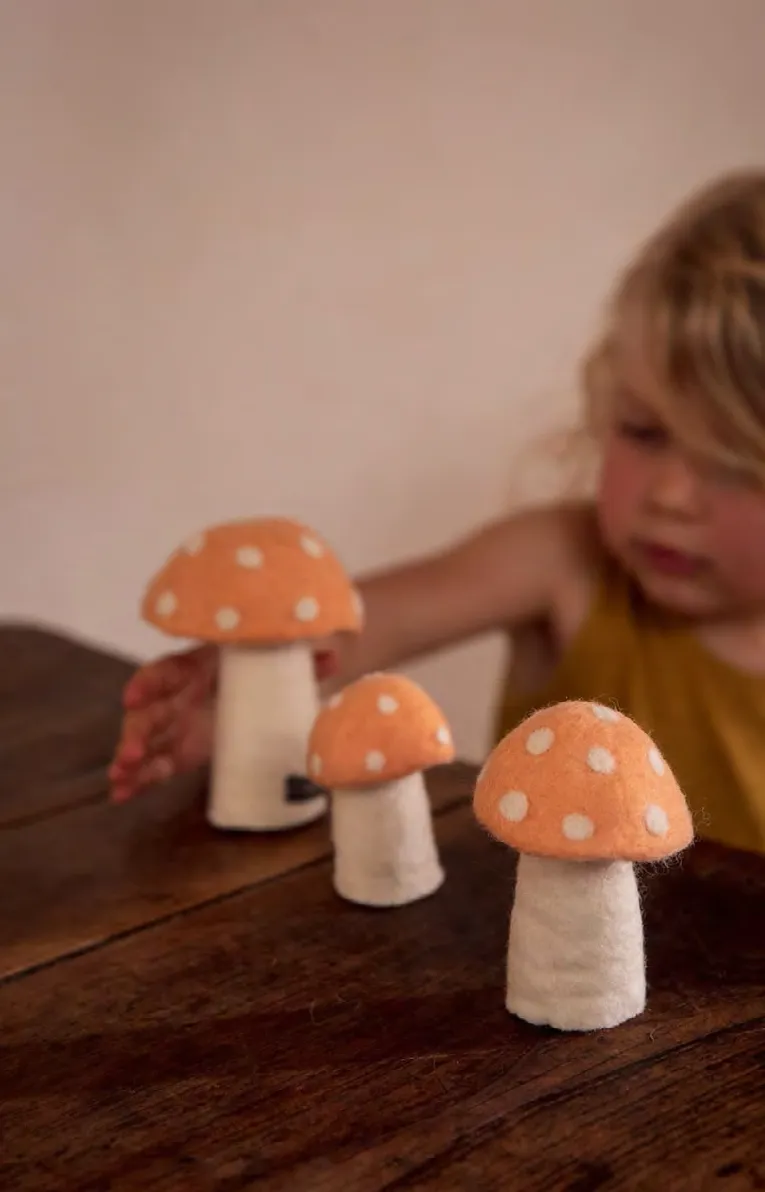 Muskhane Mushroom - Large 13cm - DOTTY Blush