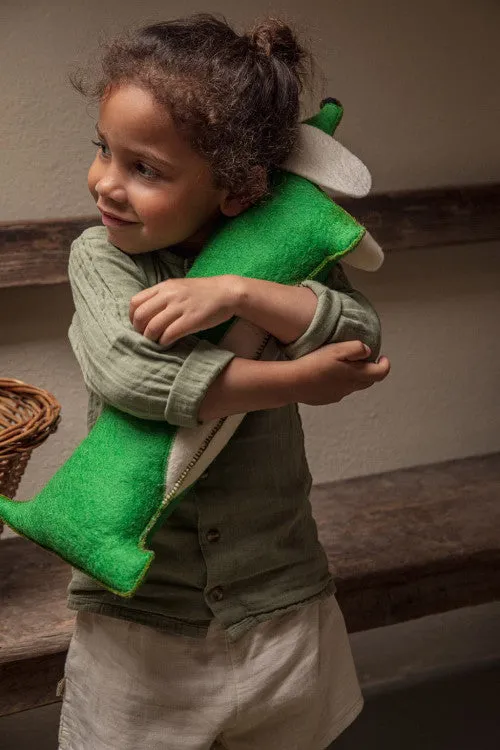 Muskhane Sausage Dog Pasu Cushion | Chlorophyll