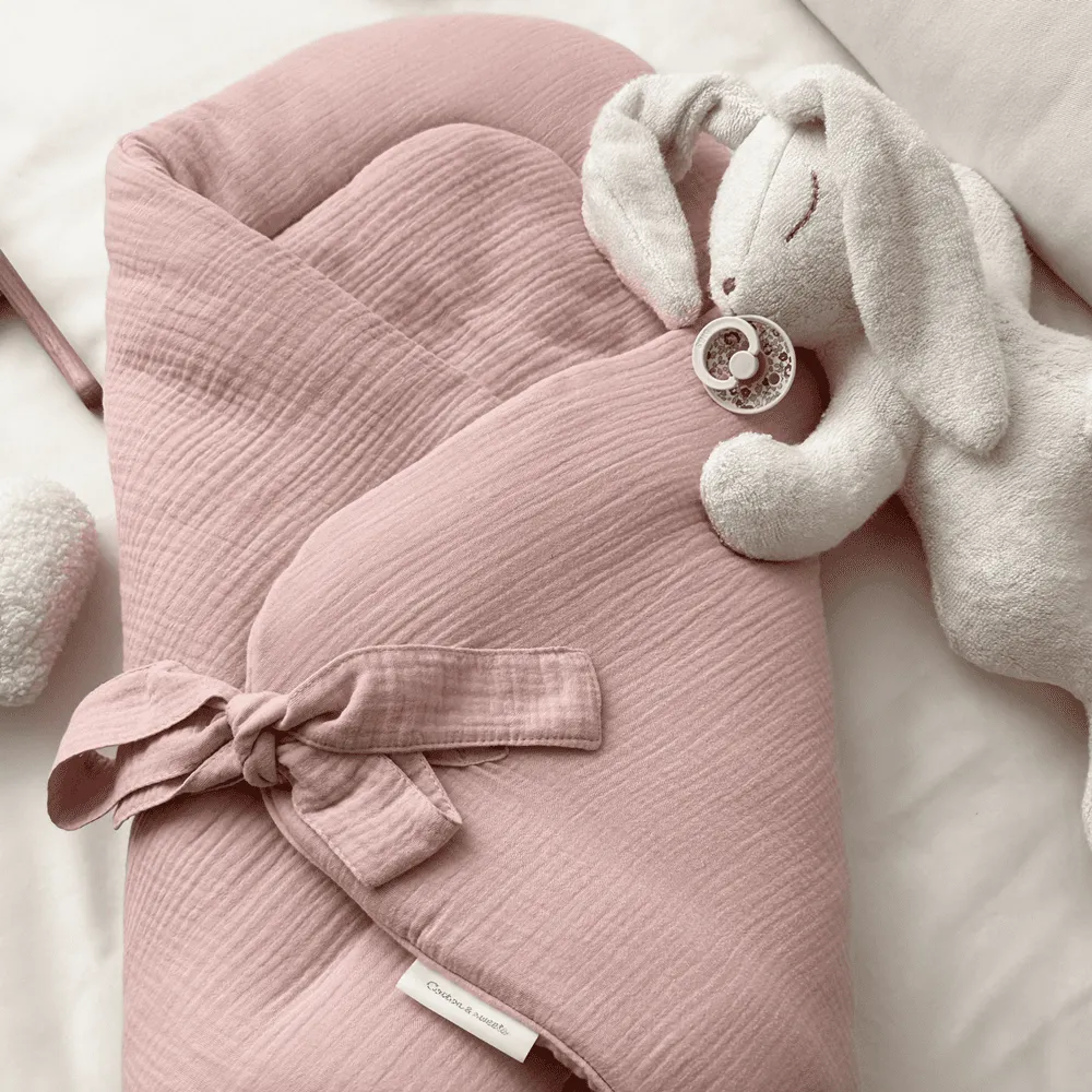 Muslin Baby Horn | Bubblegum
