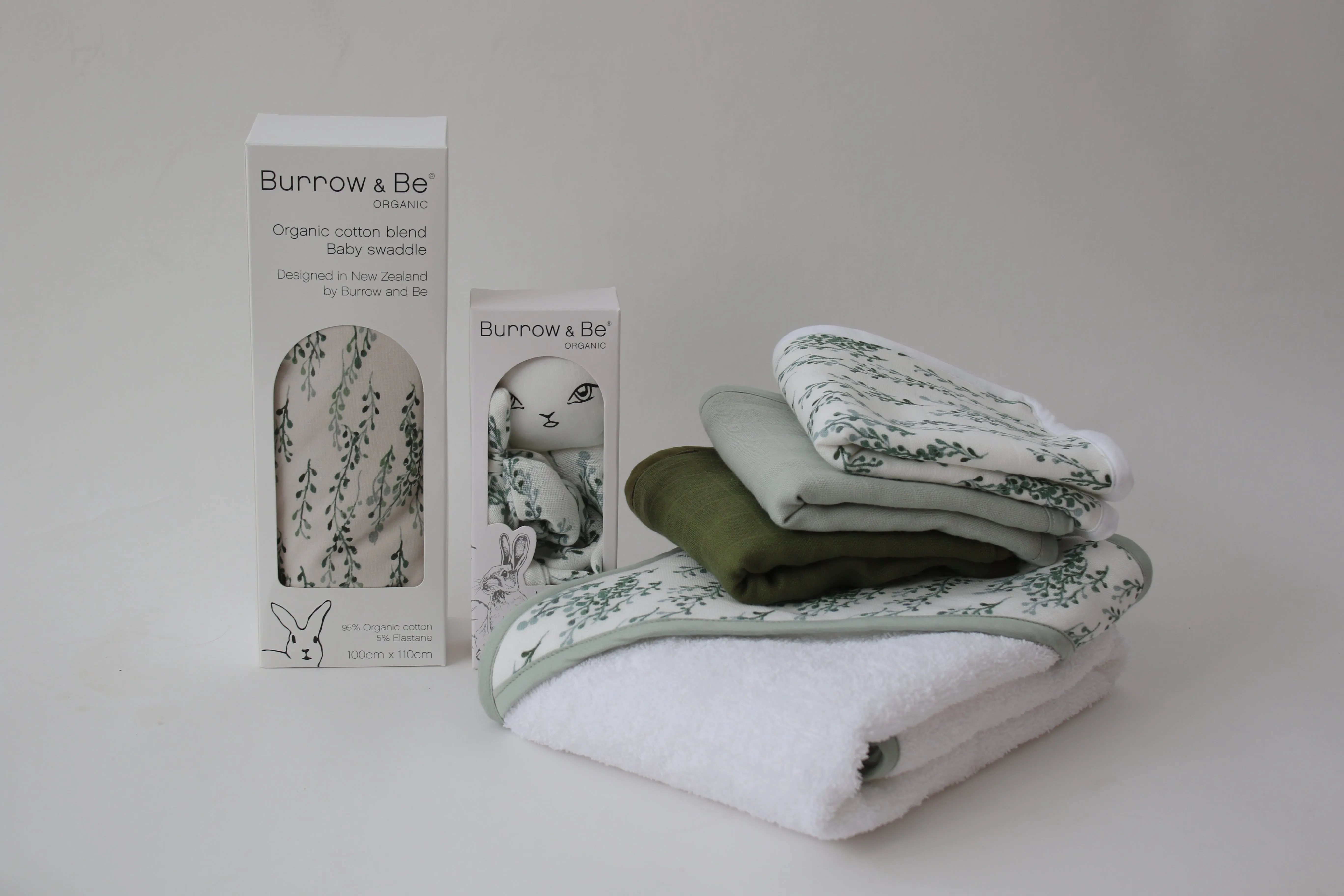 Muslin Bunny Comforter - String of Pearls