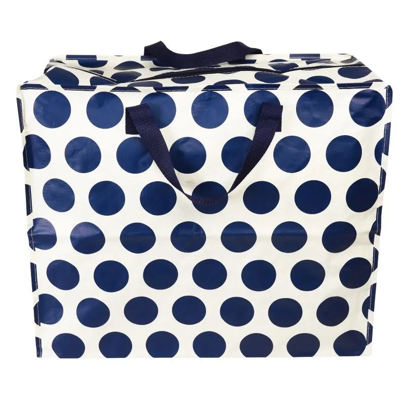 Navy On Cream Spotlight - Jumbo Storage Bag