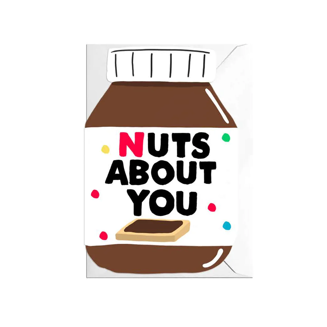 Nuts About You Die Cut Card