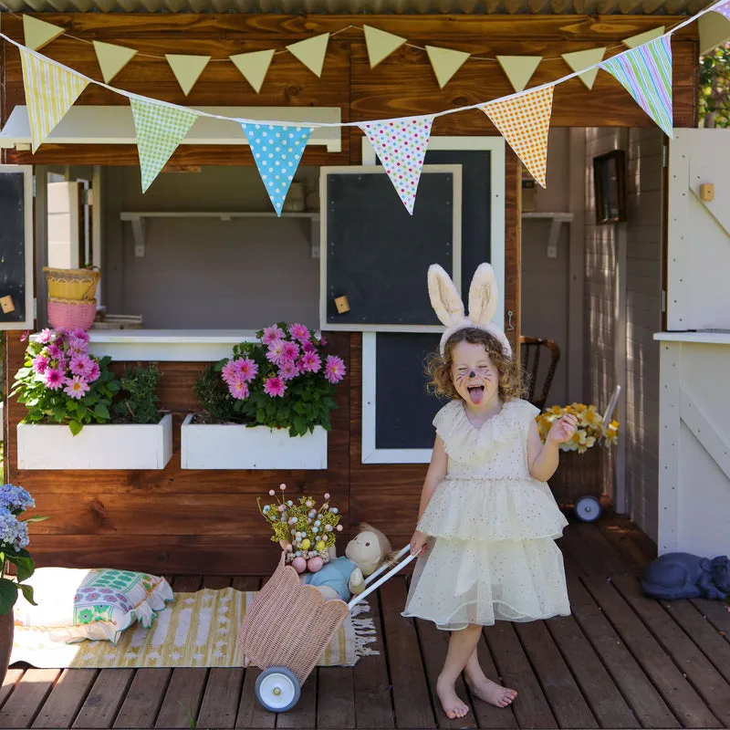 Olli Ella Fluffle Bunny Ear Headband | Pink