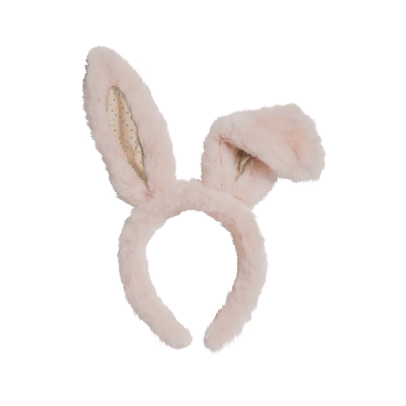 Olli Ella Fluffle Bunny Ear Headband | Pink