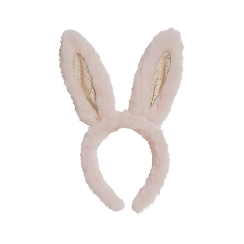 Olli Ella Fluffle Bunny Ear Headband | Pink