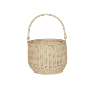Olli Ella Rattan | Gathering Basket | Straw