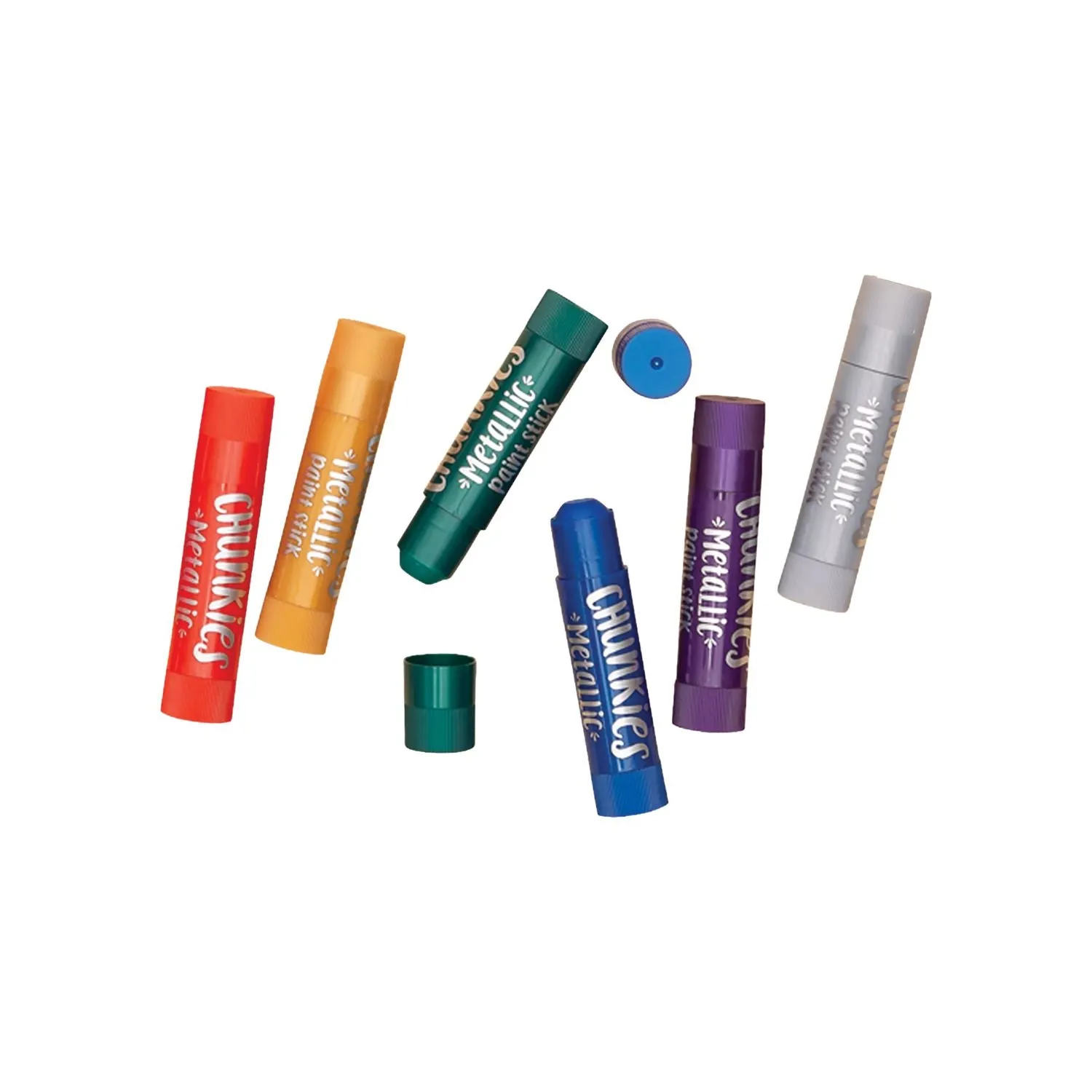 Ooly Chunkies Paint Sticks Metalic - Set of 6