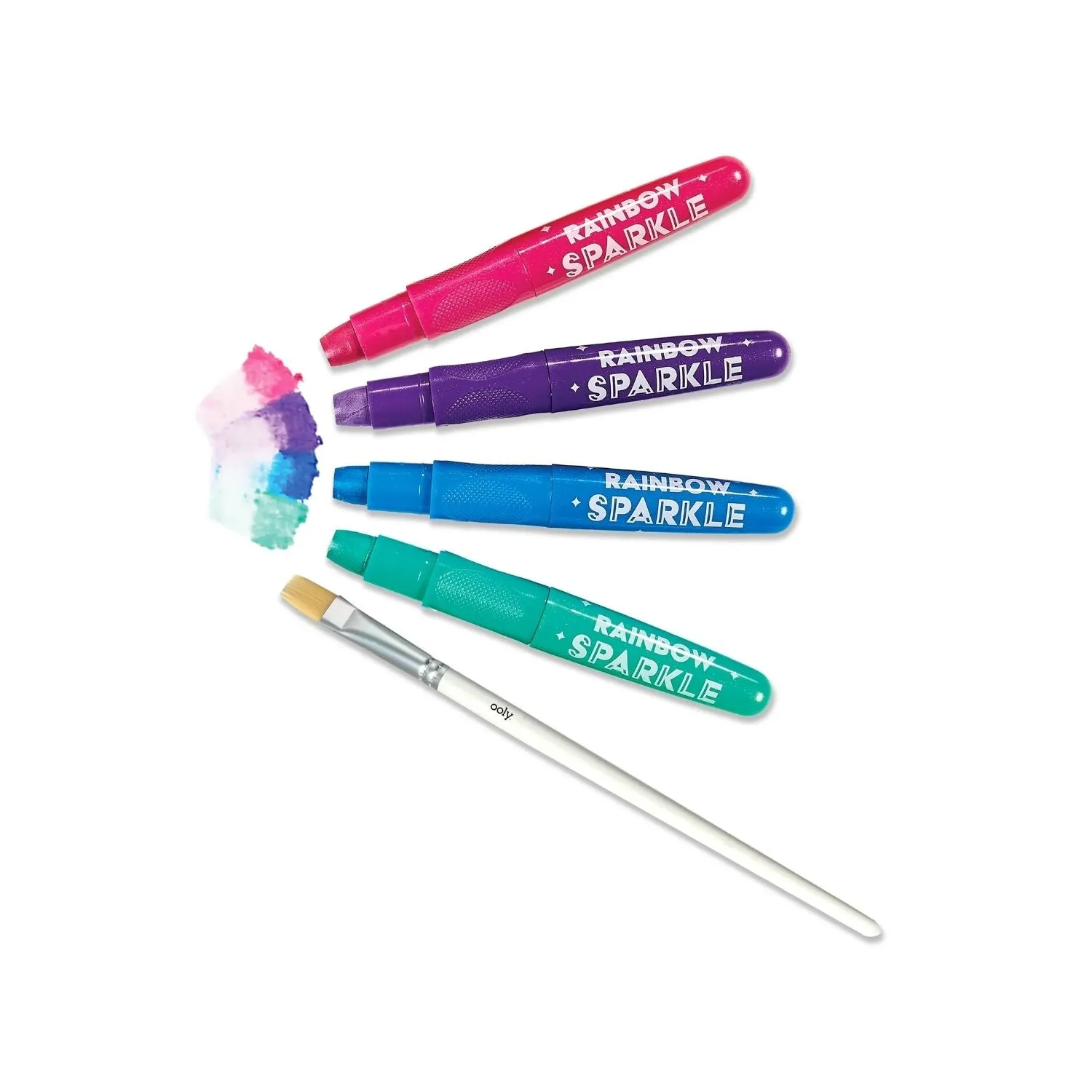 Ooly Rainbow Sparkle Watercolor Gel Crayons - Set of 12