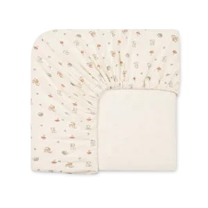 Organic Cotton Cot Sheet | Woodland Friends