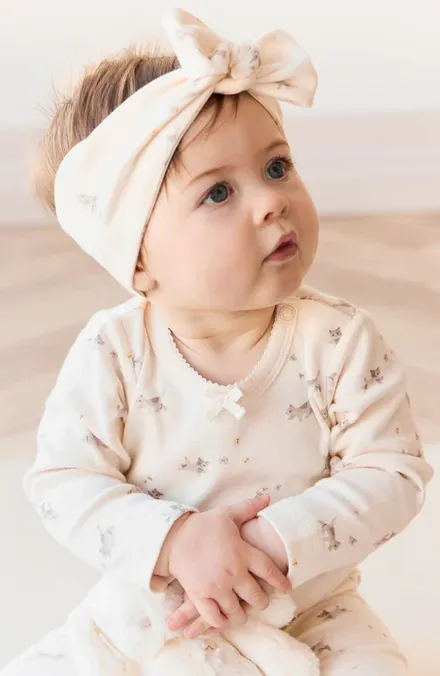 Organic Cotton Headband BABY | Playful Kittens