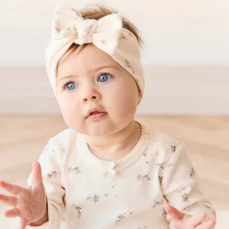 Organic Cotton Headband BABY | Playful Kittens