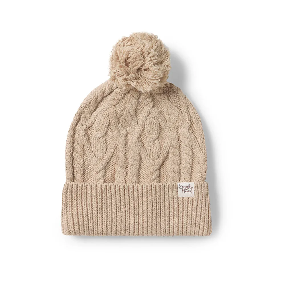 Organic Knit Beanie | Hazelnut