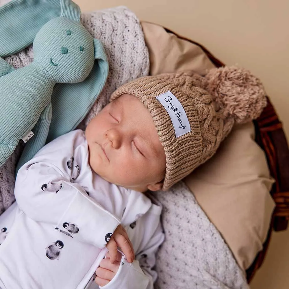 Organic Knit Beanie | Hazelnut