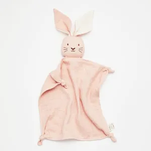 Organic Lovey Muslin | Bunny Blush   Milk Ears