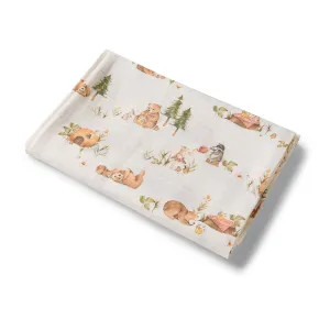 Organic Muslin Wrap | Bears