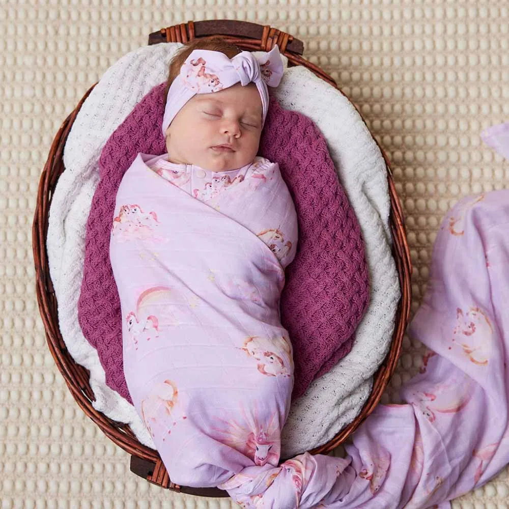 Organic Muslin Wrap | Unicorn