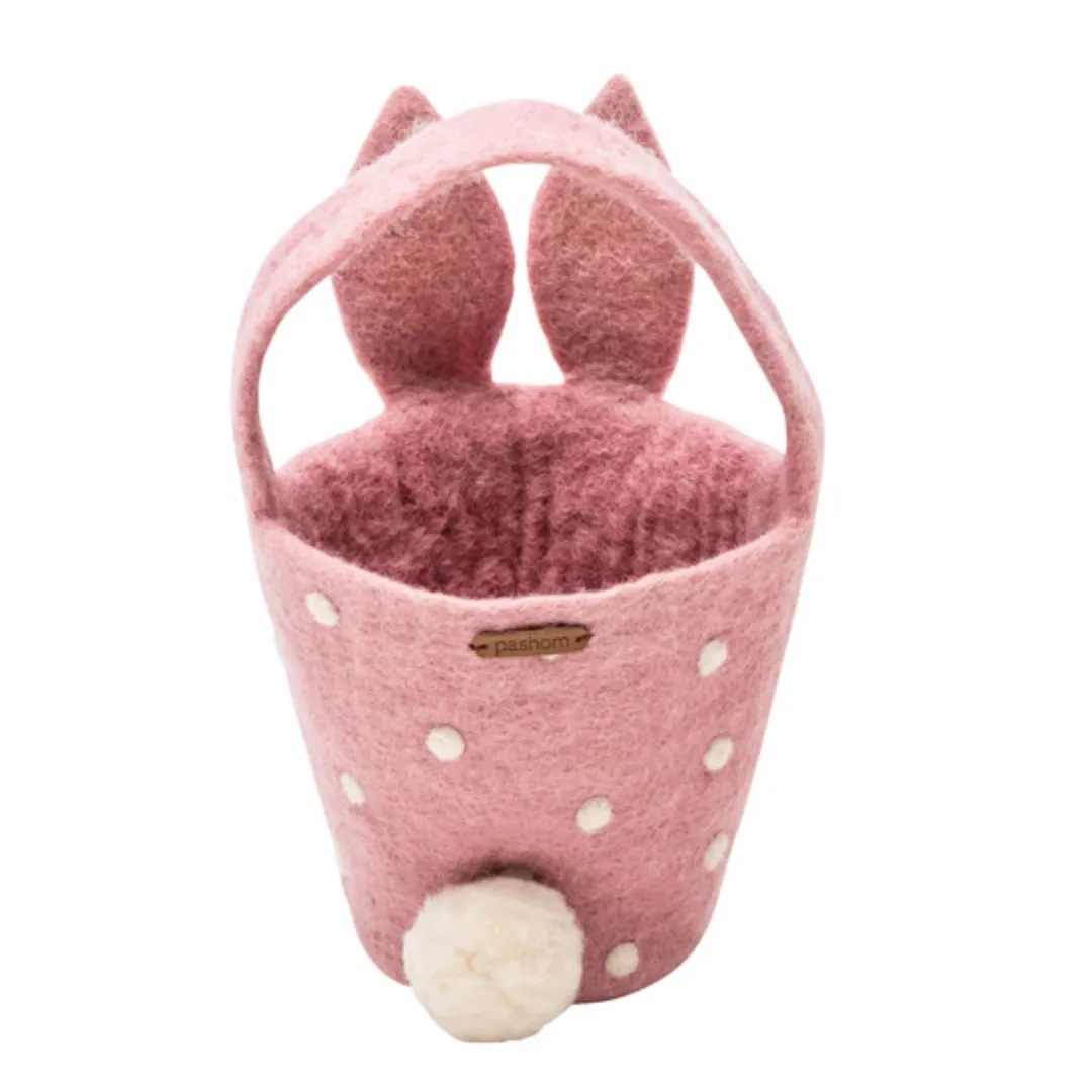 Pashom Easter Basket Spotty Pink