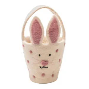 Pashom Easter Basket Spotty White