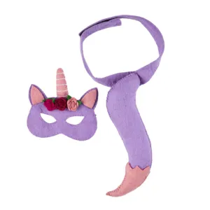 Pashom Princesses | Unicorn Mask and Tail Set PURPLE