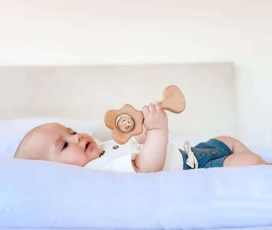 Pēpi Kiss - All Natural Teething Rattle