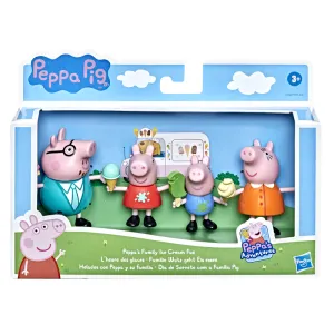 Peppa Pig Family Figure 4 Pack Peppa's Family Ice Cream Fun