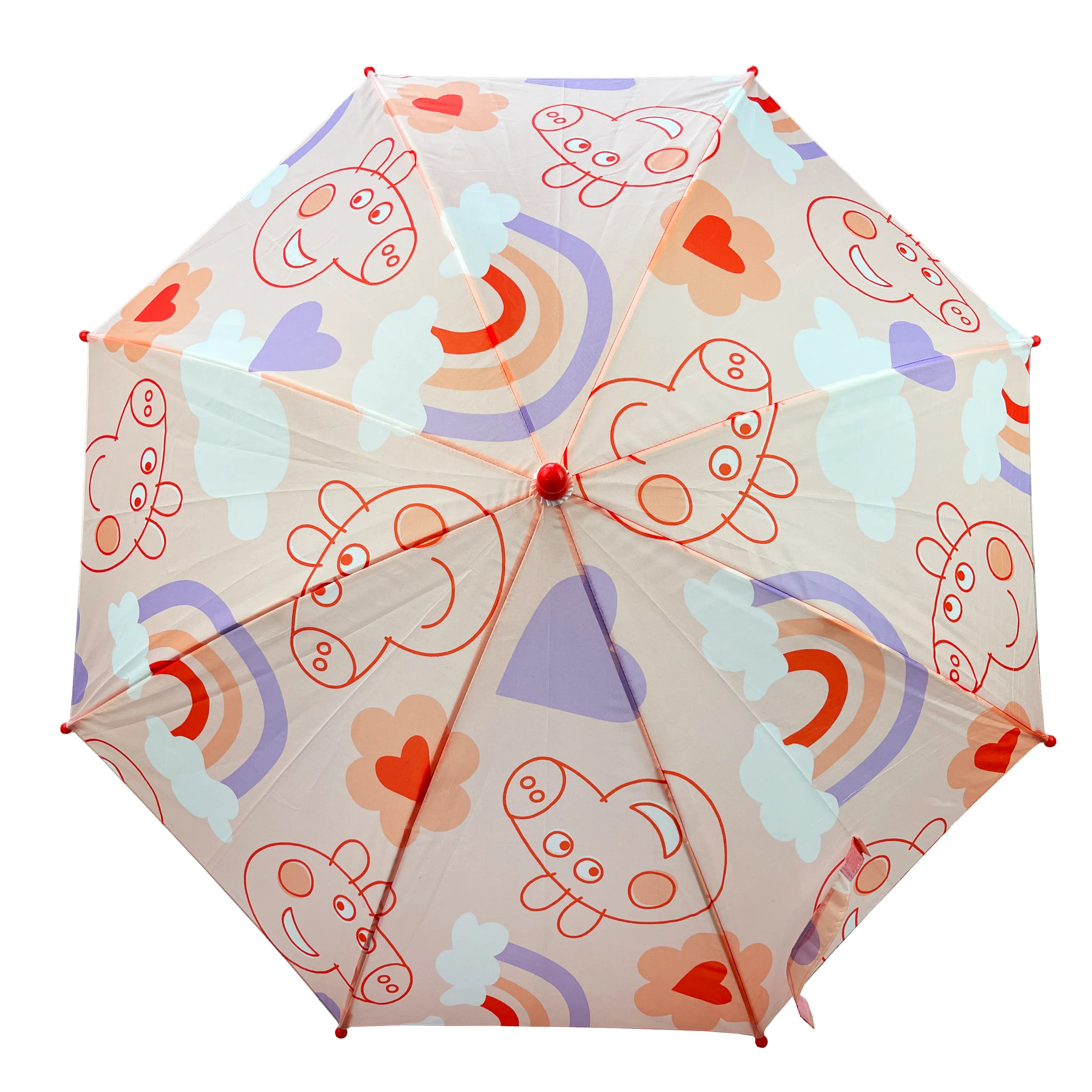 Peppa Pig Umbrella | Lilac Red Rainbows