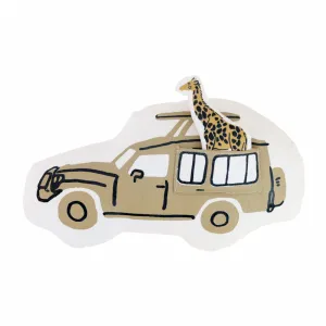 Pillow Safari Van   Giraffe
