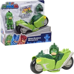 PJ Masks Kickback Motorcycles-Gekko 2 Piece Figure Set