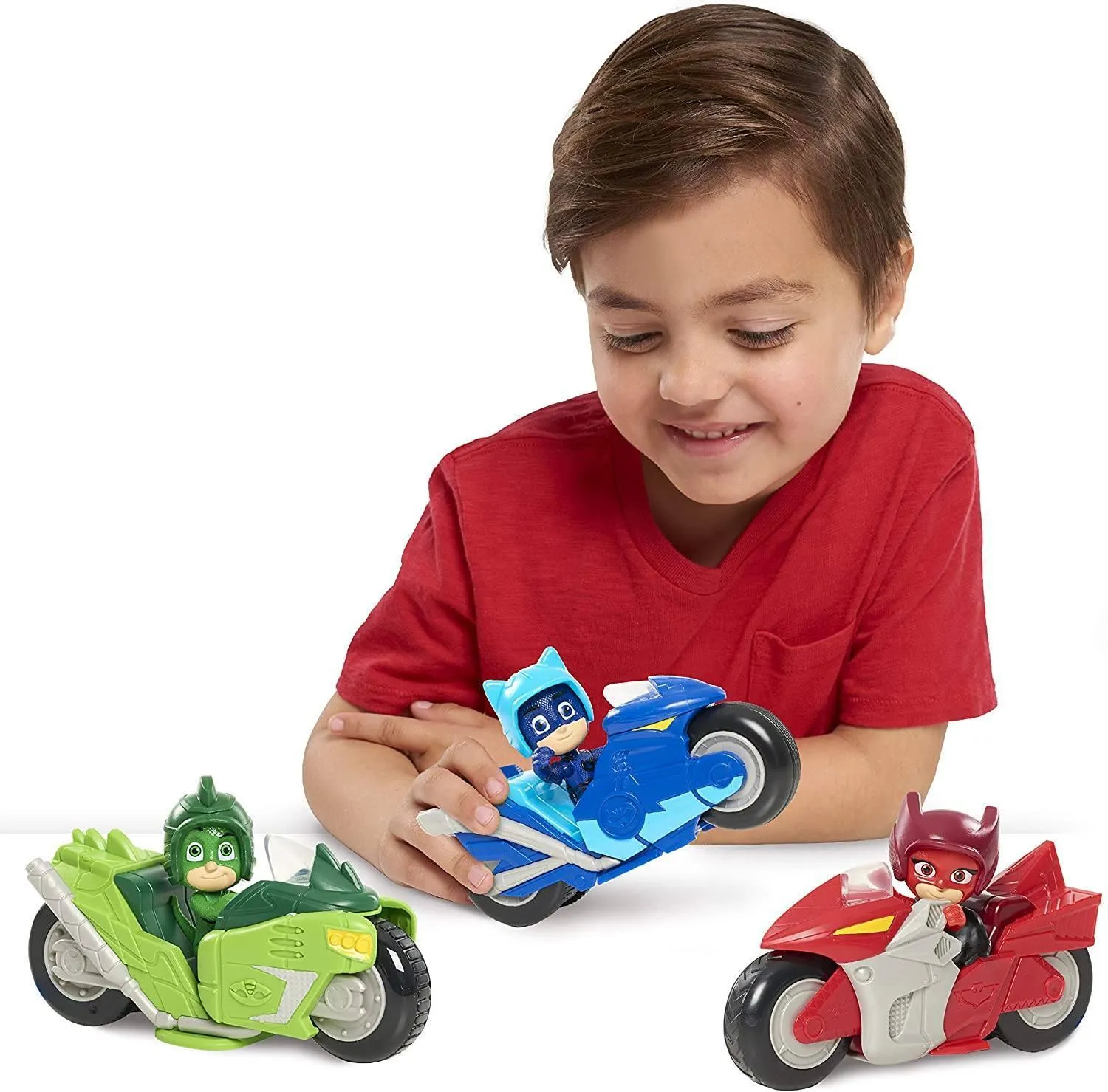 PJ Masks Kickback Motorcycles-Gekko 2 Piece Figure Set